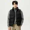 NASA SOBRE Colete de Penas de Pato 90% Penas Gola Alta Masculino Temporada Outono/Inverno Roupa Externa Versátil Casual Quente Colete Jaqueta