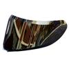 Fabricantes de lentes P7, accesorios para casco integral DOT, cobertura total HD, antivaho, color negro transparente.