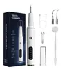 Limpiador Ultrasónico de Dientes de 5 Velocidades Transfronterizo, Removedor Eléctrico de Sarro Dental, Removedor de Manchas de Humo, Blanqueamiento de Sarro, Herramienta de Limpieza Bucal