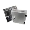Caja de Opiniones Transparente Frosted de Acrílico con Cerradura Ultradelgada Montada en Pared Caja para Billetes Pequeña Caja para Billetes de Desecho Caja para Documentos de Reciclaje