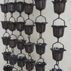 Corrente de Chuva para Pátio de Villa Templo Externo Calha de Jardim Corrente Guiadora de Água Chuva de Telhado Estufa Gotejamento Sino de Chuva Estilo Japonês