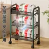 Carrinho de armazenamento pequeno, mesa lateral de sofá, cesta de armazenamento de lanches, prateleira móvel com vários níveis, organizador de brinquedos para sala de estar, cesta para itens diversos