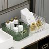 Caja de Almacenamiento de Lujo Ligero Caja de Almacenamiento de PET para Cosméticos Cesta de Almacenamiento para Artículos Varios Tocador de Cuidado de la Piel Cesta de Tocador