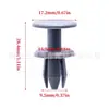 51498237075 Es Adecuado para Clip Decorativo de Tapa de Maletero de Coche Bmw, Clip de Cubierta de Parachoques y Hebilla de Fijación