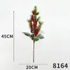 Flor de simulação Arranjo de flores de bagas de Natal Adereços para fotografia de desktop Acessórios de guirlanda Decorações de árvore de Natal Decoração flor de simulação