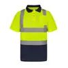 Camiseta Reflectante Certificada CE Malla Construcción Transpirable Ropa de Seguridad para Obra Verano Lista para Exportación Stock Disponible
