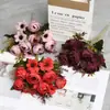 Proyecto de Decoración de Jardín Artificial Decoración Exterior para el Hogar Fabricante de Rosas Venta al por Mayor Accesorios para Fotografía de Bodas Escena