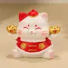 Gato de la Suerte que Atrae la Fortuna, Decoración de Dibujos Animados Creativa de Oficina Estilo Chino, Adorno de Producto Cultural y Creativo de Gato Lindo