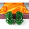Colgante de Mongolia Exterior jaspe de imitación verde espinaca de Xinjiang colgante de jade Hetian puesto de Jianghu fabricantes de jade al por mayor