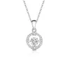 Producto Popular Transfronterizo para Transmisión en Vivo de Tiktok Collar de Plata de Ley S925 con Diamante Moissanita Finamente Elaborado Collar de Corazón Palpitante Cadena para Clavícula