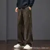 Novedad Otoño Pantalones Casuales Sueltos para Hombre Tendencia Simple Versátil Pierna Recta Pantalones Deportivos Talla Grande Pantalones Largos Hombre