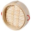 Vaporera de Tesoro al Vapor Binaural de Bambú Vaporera Hangzhou Xiaolongbao Snacks para el Té de la Mañana Vaporera Comercial Hecha a Mano para el Hogar Vaporera de Bambú