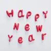 Adornos Decorativos para Pastel de Goma Suave Linternas de Feliz Año Nuevo Suministros para Decoración de Pastel de Celebración de Feliz Año Nuevo