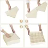 Prateleira de Armazenamento para Meias e Roupas Íntimas Armário Dobrável de Tecido Organizador e Caixa de Armazenamento para Guarda-Roupa para Meias Roupas Íntimas Gravata