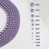 Contas de Vidro Peroladas de Alto Brilho Coreanas com Furo Reto Contas Soltas para Acessórios de Material para Grampo de Cabelo Antigo Pulseira DIY Feito à Mão