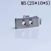 Porcas retangulares de aço inoxidável 304, porcas multi-furo, acessórios para perfil de alumínio, porcas não padronizadas M6, M4, M8