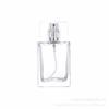 Spot B013 - Botella cuadrada con tapa larga de 30 ml, de vidrio transparente, para perfume, spray, cosméticos, vacía