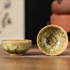 Horno de Cerámica cambio Kung Fu Taza Pequeña colorida cepillada cuenco de té taza de té para el hogar taza para invitados puesto del mercado nocturno regalos promocionales