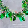 Atacado Personalização Transfronteiriça Decoração de Natal Frutas Vermelhas Folhas Fita Decoração de Festa Tops de Feriado Fita Corante Madder