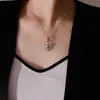 Collar de Perlas de Trébol de Cuatro Hojas