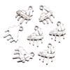Instrumentos Musicais Estilo Retrô Ins Pingente Prata Antiga DIY Colar Pulseira Feito à Mão Acessórios Criativos Boutique Explosões