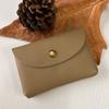 Cartera pequeña de piel de vaca de primera capa para hombre y mujer, mini, ligera, de cuero, corta para monedas, tarjetero, nuevo monedero para lápiz labial
