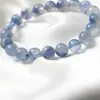 Cristal Azul Natural Tipo Hielo Cuentas Sueltas Cristal Azul Accesorios para Manualidades DIY Cuentas Individuales Cuentas Espaciadoras