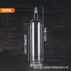 Botella de Plástico Transparente para Gel 250ml Champú Gel de Ducha Tinta Líquida para Pintar Botella de Ajuste de Gel