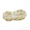 Novos acessórios decorativos de vestuário com lantejoulas estilo étnico rede para base de casamento renda com bordado de osso dourado acessórios de renda 4CM de largura