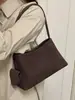 Bolsa Tecida Mãe e Filho para Mulheres para Deslocamento Transfronteiriço, Nova Moda Outono 2026, Bolsa de Mão Texturizada Retrô, Bolsa de Ombro, Bolsa de Axila