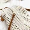 Bolsas Tejidas Estilo Coreano para Mujer 2026 Nuevo Estilo Nicho Vacacional Bolso Tote de un Solo Hombro Bolso Cruzado Tejido de Paja Casual para el Trabajo