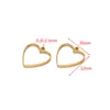 Colgante de Marco Geométrico de Acero Inoxidable Chapado al Vacío en Oro de 18 Quilates Colgante para Collar de Aretes DIY Accesorios de Joyería Venta al por Mayor Transfronteriza