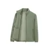 Roupa de Proteção Solar de Seda de Gelo Fina para Verão para Homens e Mulheres Roupa de Proteção Solar Gola Alta Roupa de Secagem Rápida Roupa para Pele Anti-UV Jaqueta de Casal