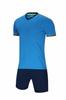 Conjunto de Uniforme de Futebol, Uniformes de Competição e Treino para Adultos e Crianças, Camisa Lisa de Manga Curta, Uniforme de Time de Futebol com Design Estampado de Secagem Rápida