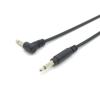 Cable de audio digital para auriculares, conector macho de audio de 3,5 a conector macho de audio de 3,5 a conector macho niquelado.