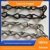 Os fabricantes podem encomendar fechaduras de bagagem multi-especificação, guarda-corpo de corrente galvanizada, corrente de gancho duplo, corrente PET resistente ao desgaste de aço inoxidável