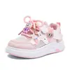 Zapatos para Niñas Zapatos de Malla Individuales de Plataforma para Niños 2026 Nuevos de Primavera Casual Versátiles Zapatos Deportivos Suela Suave Zapatos Blancos de Princesa
