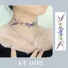 Las Nuevas Calcomanías para Tatuajes Estilo Ins Transfronterizos de Ruikalong Son Impermeables y Tienen un Acabado de Alta Gama, Calcomanías para Tatuajes de Muñeca Pulsera Dopamina