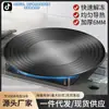 Protector de Olla de Cocina Placa Conductora de Calor para Estufa de Gas Alfombrilla de Olla Moderna Simple para el Hogar Descongelación Placa Conductora de Calor Ant quemaduras Negra Ahorro de Energía