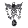 Accesorios de Aleación Serie Oscura Bidimensional Colgante Corazón de Diamante Cruz Mariposa Collar Pulsera Hechos a Mano Accesorios