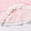 Ropa interior de mujer de algodón con borde de encaje de color natural sin costuras, cintura media, cintura alta de algodón de alta elasticidad [entrega de una sola pieza] fabricante