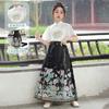 Fantasias de Performance Estilo Tradicional para Meninas, Trajes Estilo Nacional, Saias Mamian, Trajes Tang Infantis, Fantasias Antigas Bordadas de Alta Qualidade, Hanfu