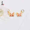 Pulsera Colgante Accesorios para Joyería DIY Colgante de Mariposa Colgante de Trébol de Cuatro Hojas Año Nuevo Adornos Pequeños DIY