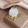 Nuevo Broche de Esmalte Chino Retro Fénix Pipa Abanico Flor Pin Accesorios Hanfu Qipao Broche de Tendencia Nacional