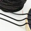 Accesorios para Joyería DIY Cobre Antidesvanecimiento Negro Natación Sección Larga Cadena Suelta para Suelo Collar Pulsera Cadena de Extensión Hecha a Mano Material