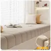 Tapete de Veludo para Bay Window Removível Lavável sem Manchas Tapete de Janela Tapete de Varanda Transformação Quatro Estações Universal Toque de Luxo Leve