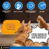 Alfombrilla de Silicona Naranja para Lamer Perros con 48 Ventosas, Pad de Premios Alimentador Lento de Doble Textura para Alivio de la Ansiedad, Alfombrilla para Lamer Mascotas para Perros y Gatos