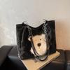 Relaxamento Casual Grande Capacidade Bolsa Tote Cachorrinho 2025 Bolsa Tote Bolsa de Ombro Tote Feminina Nova Alta Estilo Bolsa Grande