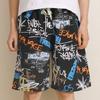 Pantalones de pijama de verano de algodón y seda para hombre, pantalones cortos casuales finos, sueltos, para uso exterior, para el hogar, pantalones deportivos de talla grande