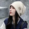 Sombrero de Cubo de Terciopelo Estilo Coreano para Mujer en Invierno, Sombrero de Cubeta a Prueba de Frío con Protección para Orejas, Pequeño Jersey que Muestra la Cara, Sombrero de Pescador Cálido y a Prueba de Viento